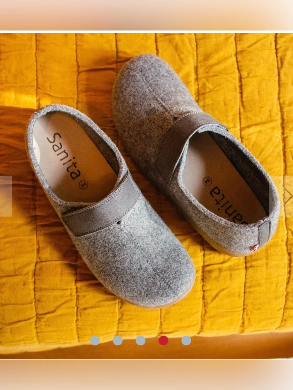 Sanita Varde Unisex Wool Slippers size 45(10.5-11) NWOT
